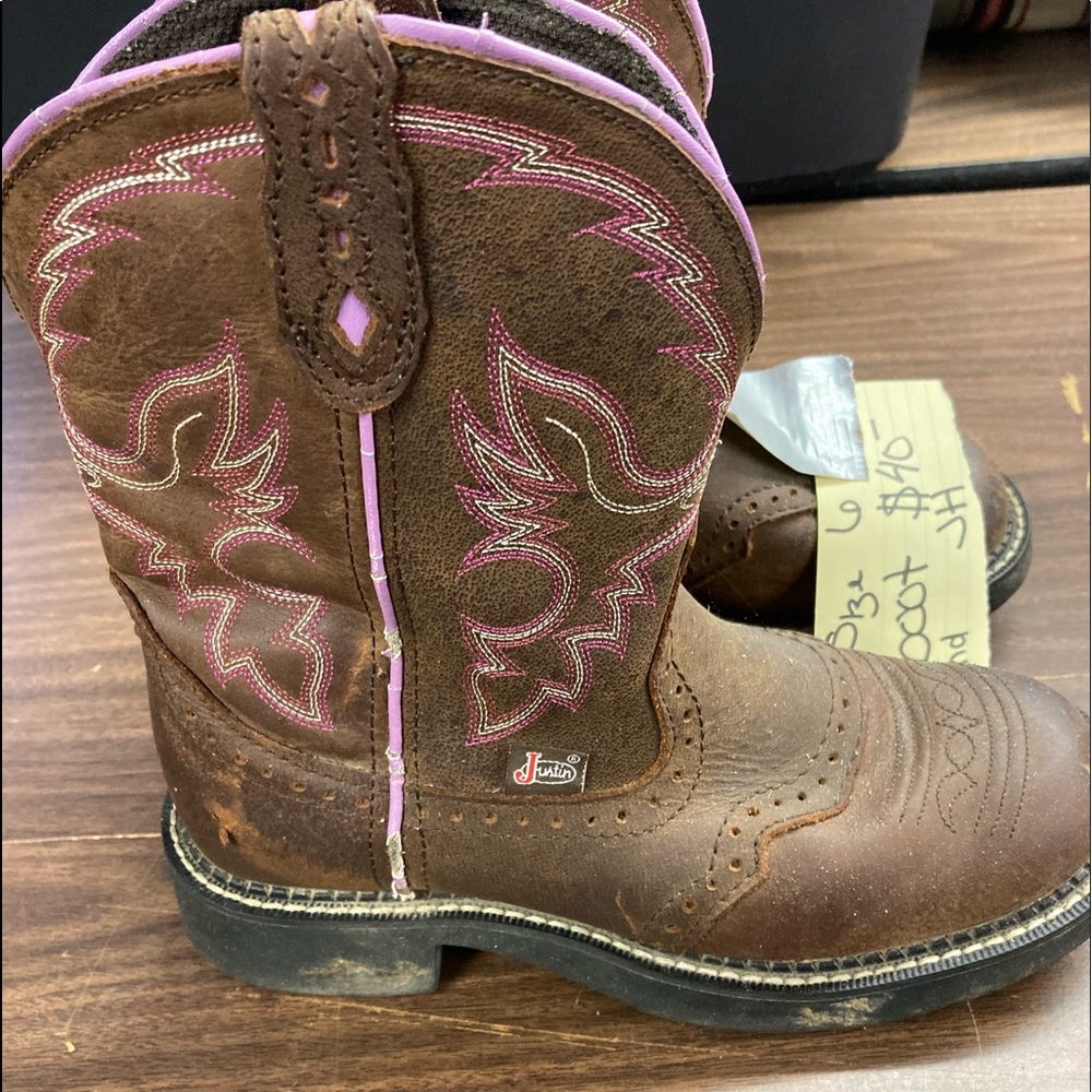 Justin boots mid calf